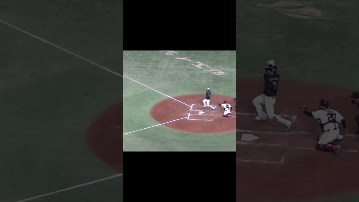 長岡秀樹を三振にとるバルドナードのストレート（2024年4月30日 読売ジャイアンツ対 ヤクルトスワローズ）