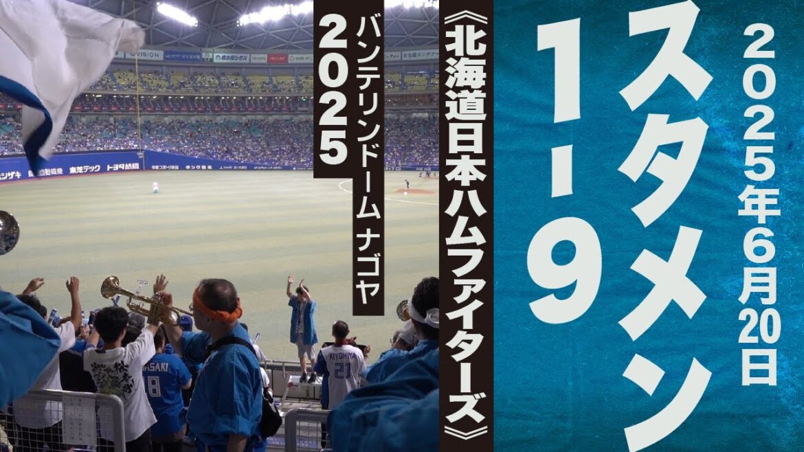 高音質🎺【4番水谷！先発大海！】6月20日 1-9《北海道日本ハムファイターズ》2025バンテリン