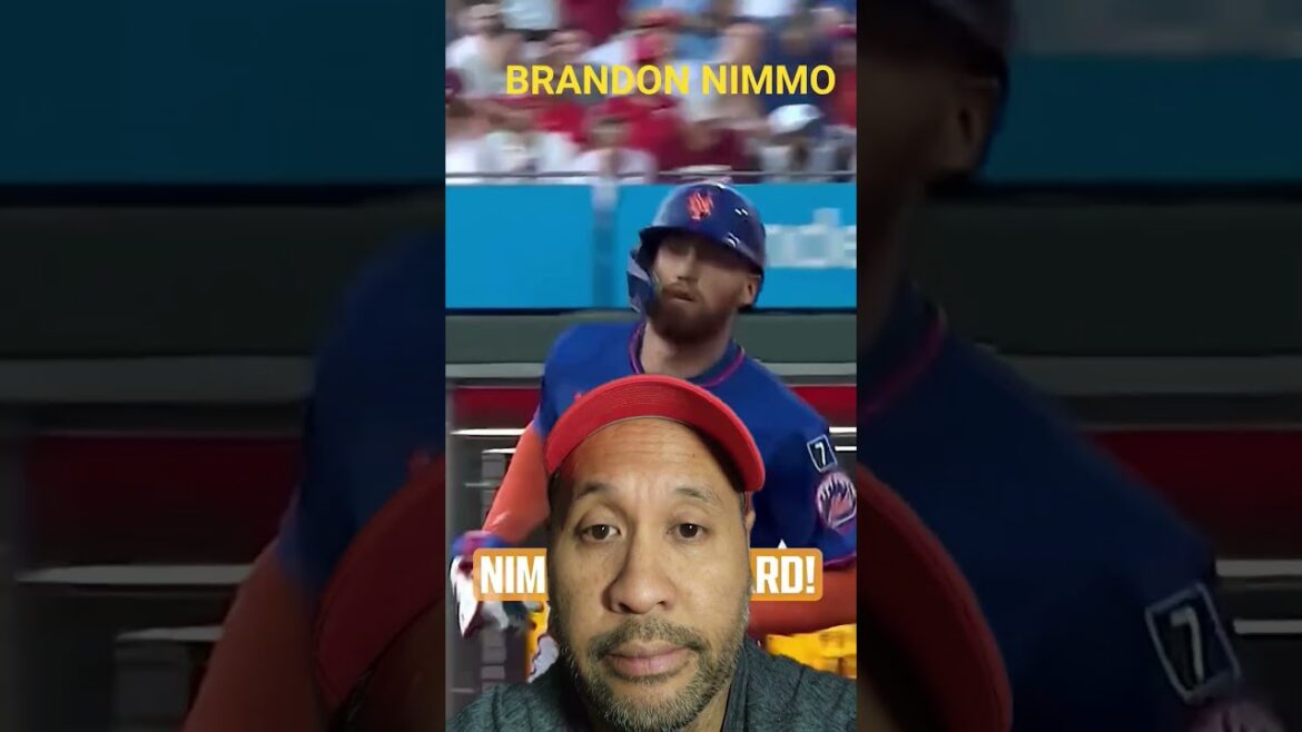 brandon Nimmo HOMERUN VS. PHILS! #shorts #mlb