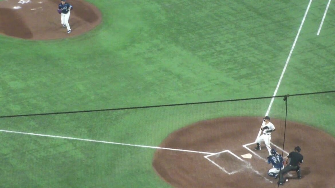 巨人 吉川尚輝 デッドボール　巨人 vs 西武　2025年6月22日(日)　東京ドーム交流戦