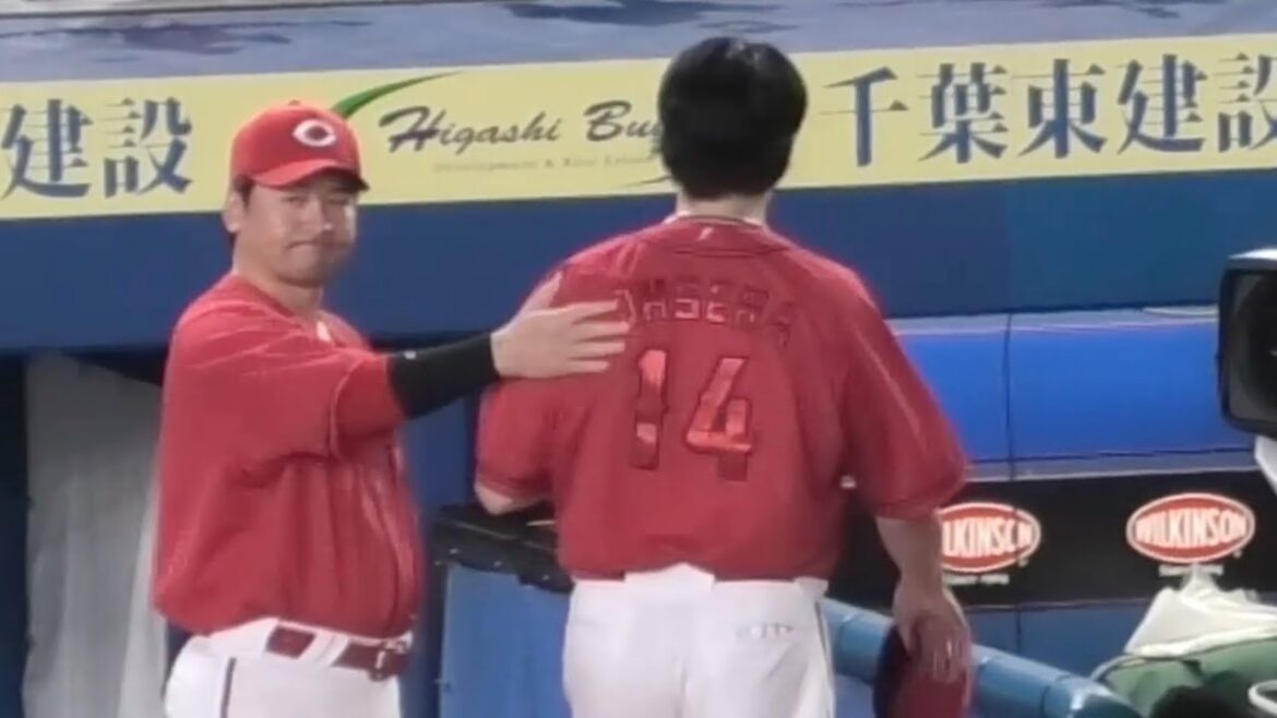 7回、勝ち越し許さず！全てにおいて凛とした風格の大瀬良大地！無言で迎えるアツさんがかっこよい！広島東洋カープvs千葉ロッテマリーンズ 2025年6月11日