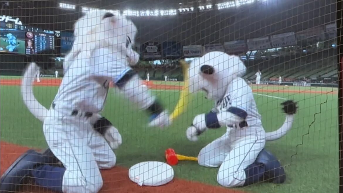 【客席からも悲鳴⁉︎】レオ兄の厳しすぎる［叩いて被ってジャンケンポン］お得意の全力叩き込み➡︎ライナ激怒【西武2-1楽天】2025/6/24 ファーム