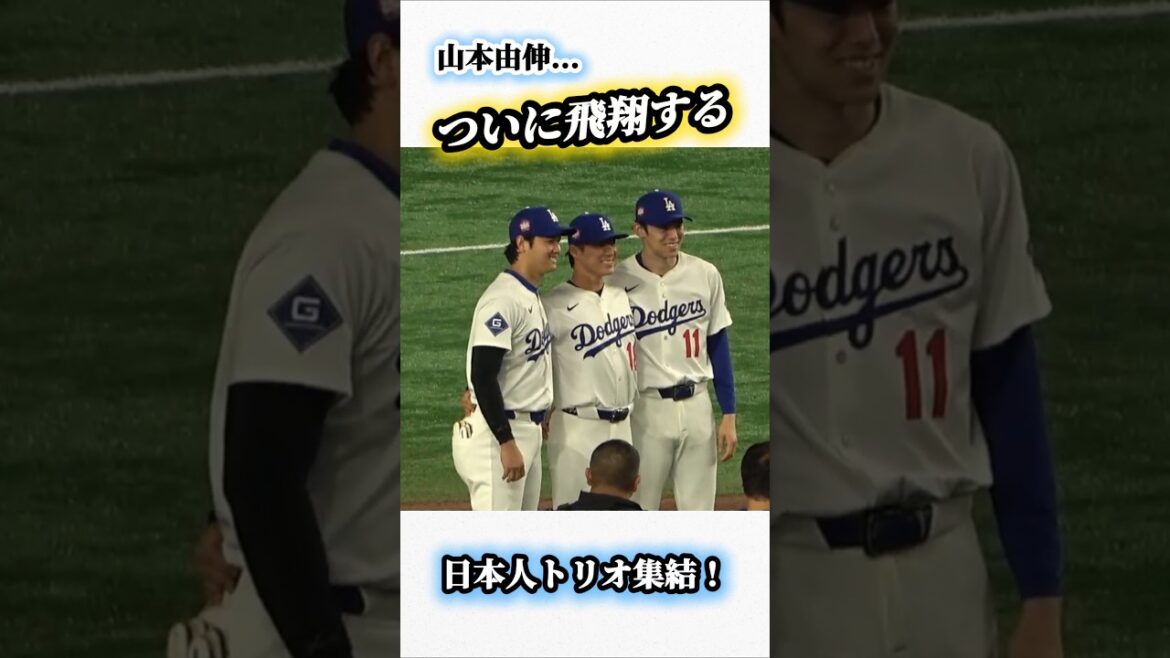 【飛翔】山本由伸、ついに飛び立つ#大谷翔平#山本由伸  #mlb #野球 #ドジャース #雑学 #おすすめ