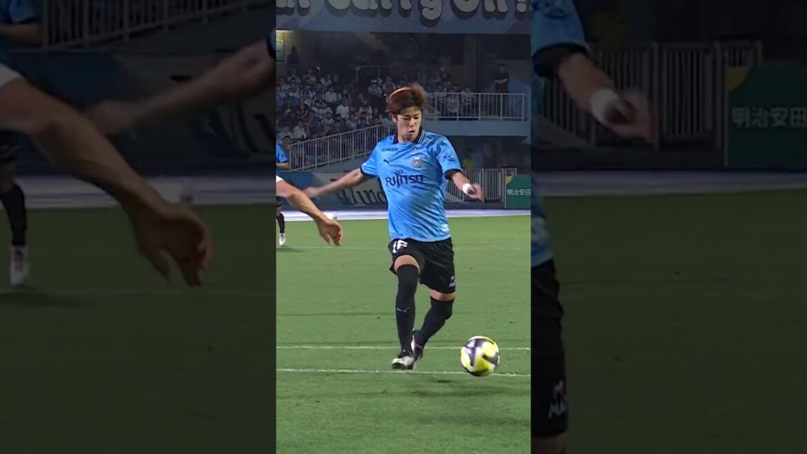勝負を決めたのは大関友翔。伊藤達哉からパスを受け、コースを射抜く完璧な一発! #川崎フロンターレ #frontale
