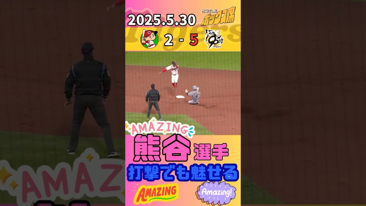 【いい仕事した】 打撃でも結果を出した熊谷選手#サンテレビボックス席 【いい仕事した】 打撃でも結果を出した熊谷選手#サンテレビボックス席