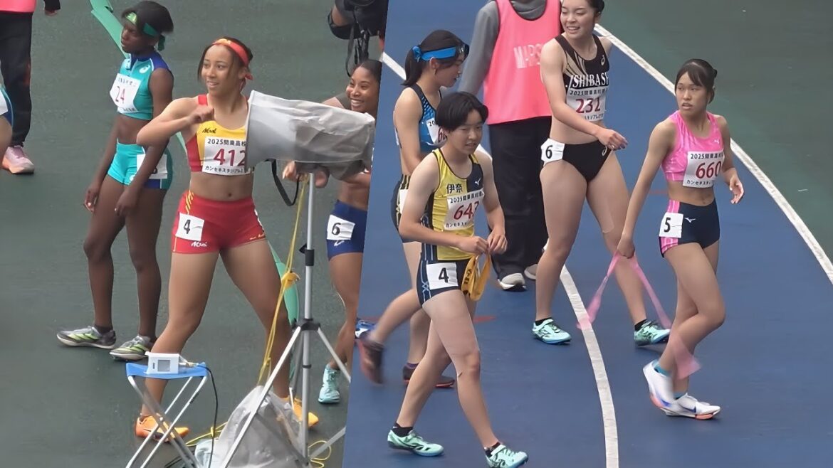 準決勝・決勝 女子100m 関東高校陸上2025 インターハイ予選