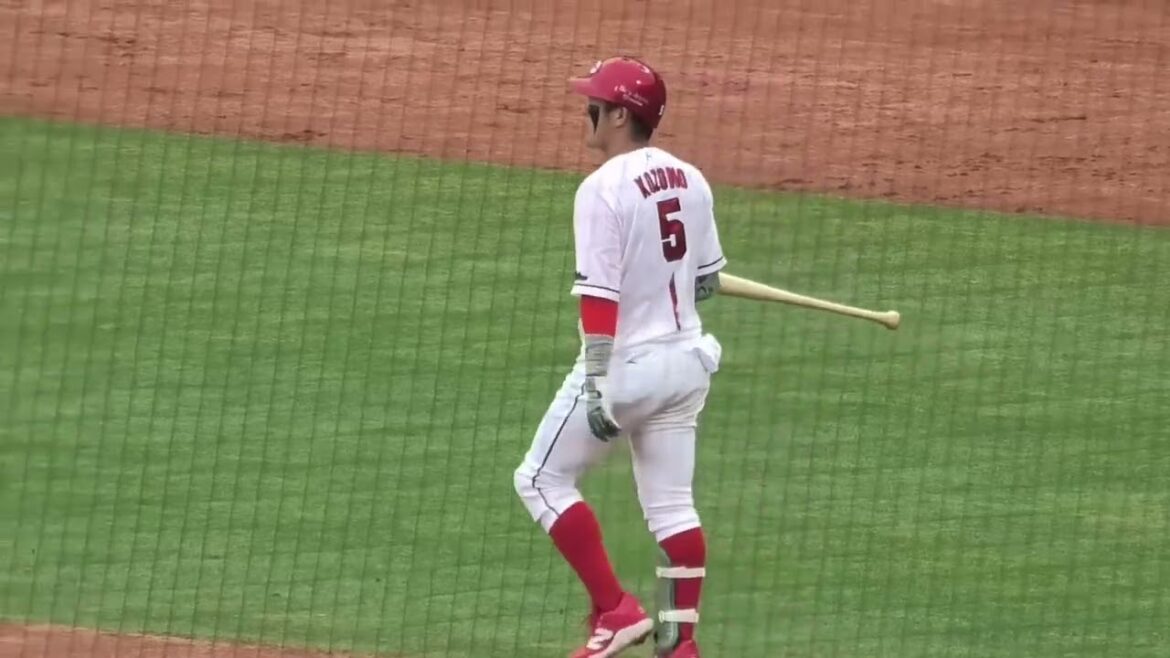 7回、申告敬遠にがっかりの小園海斗！モンテロは意地のヒットで満塁となるチャンスメイク！広島東洋カープvs東北楽天イーグルス2025年6月22日