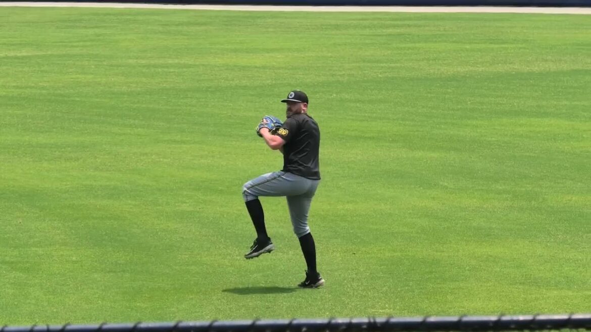 阪神タイガース ビーズリー投手 中日ドラゴンズ メヒア投手 両先発投手の試合前キャッチボール 2025/6/20 ナゴヤ球場