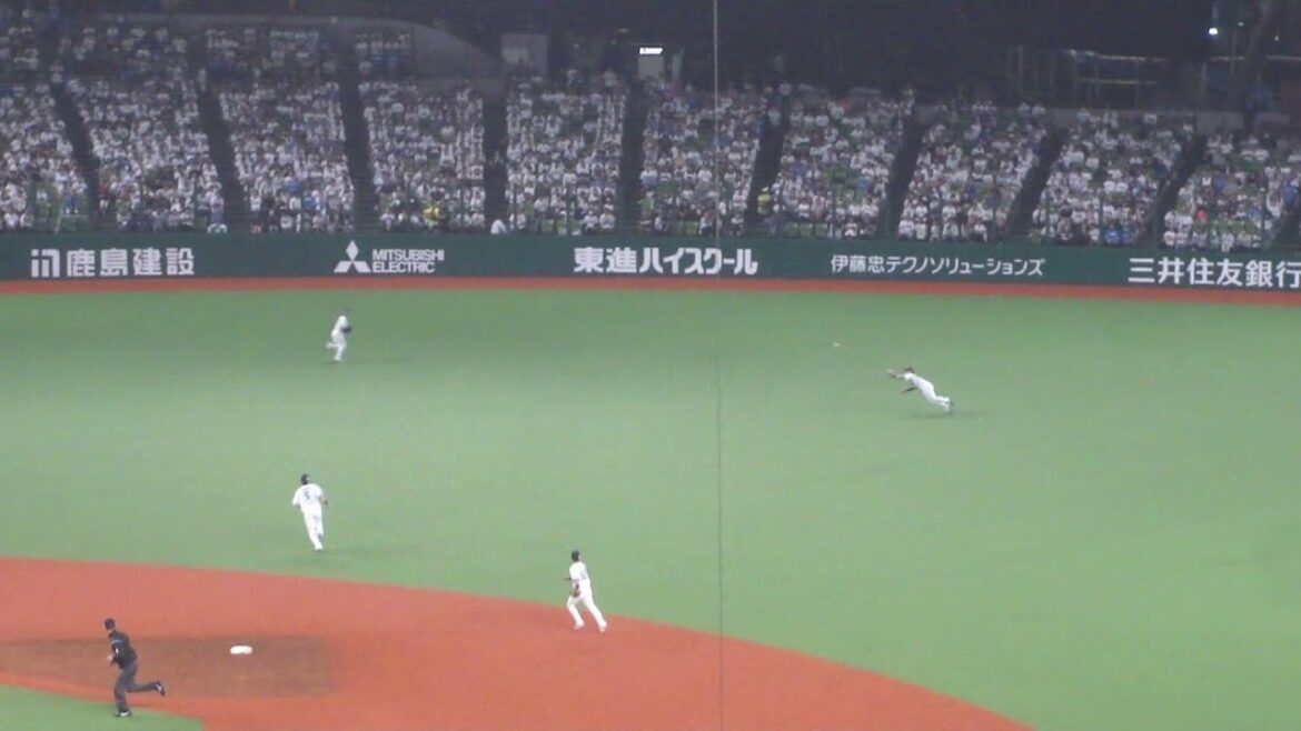 西武 西川愛也 ファインプレー　西武 vs 阪神　2025年6月10日(火)　ベルーナドーム交流戦
