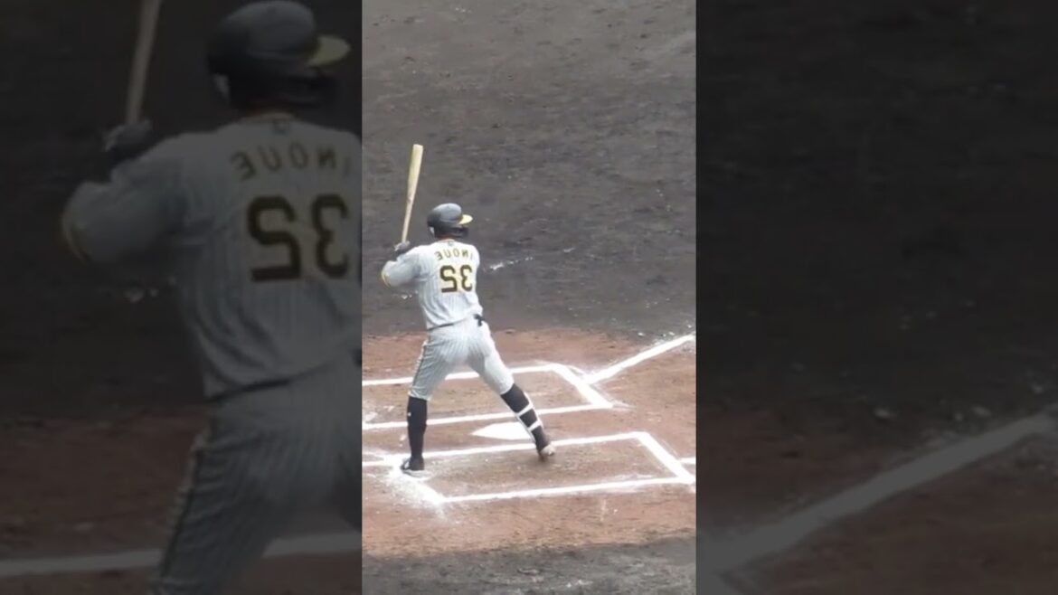 左右反転 井上広大が左打者だったら（巨人阪神オープン戦2024年2月23日）