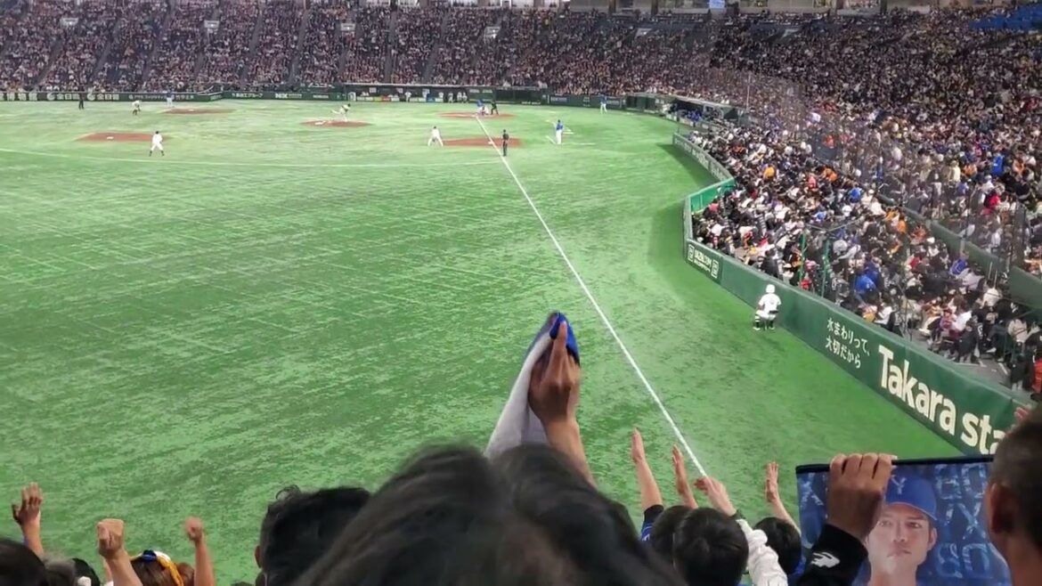 20240405　ﾊﾓり音色が素晴らしい【桑原将志 応援歌】横浜DeNAﾍﾞｲｽﾀｰｽﾞ　8回表@東京ﾄﾞｰﾑ･ﾚﾌﾄ外野