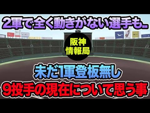 【2軍で全く動きがない選手も..】1軍未出場9投手の現在について思う事【阪神タイガース】 【2軍で全く動きがない選手も..】1軍未出場9投手の現在について思う事【阪神タイガース】