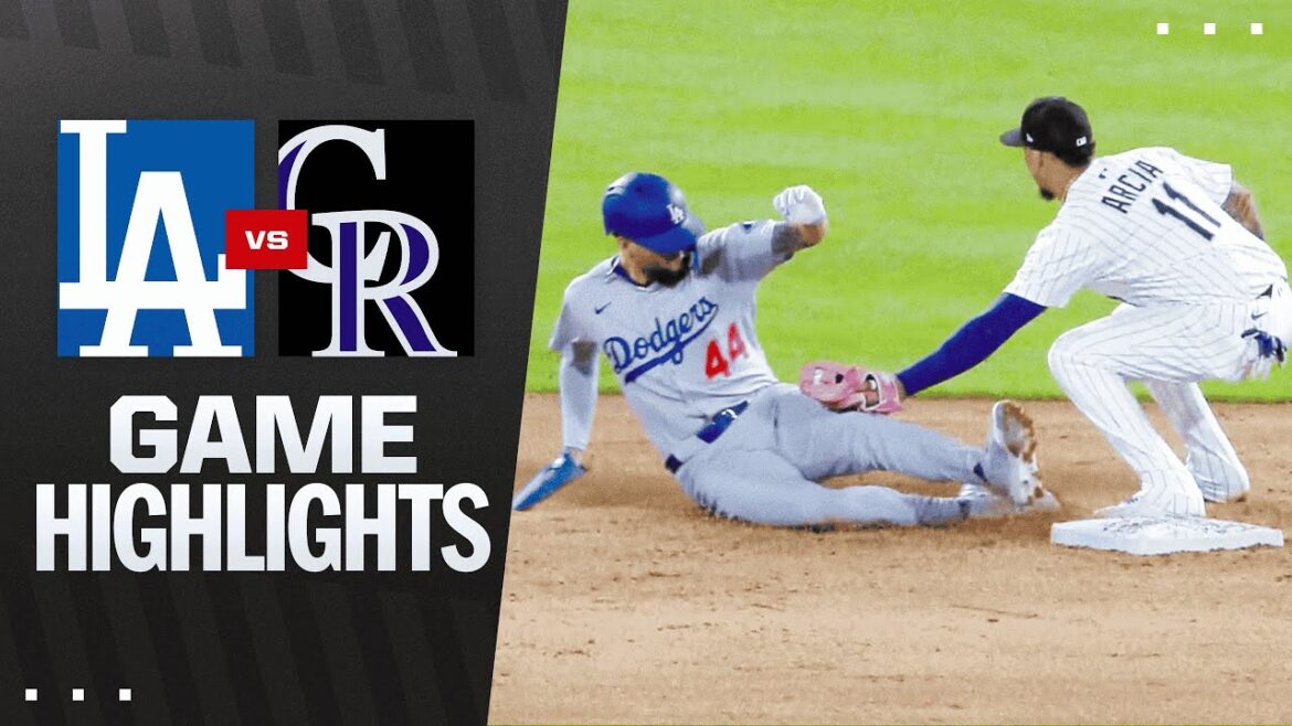 Dodgers vs. Rockies Game Highlights (6/25/25) | MLB Highlights