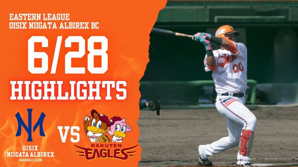 6月28日　VS東北楽天ゴールデンイーグルス（長岡市悠久山野球場）