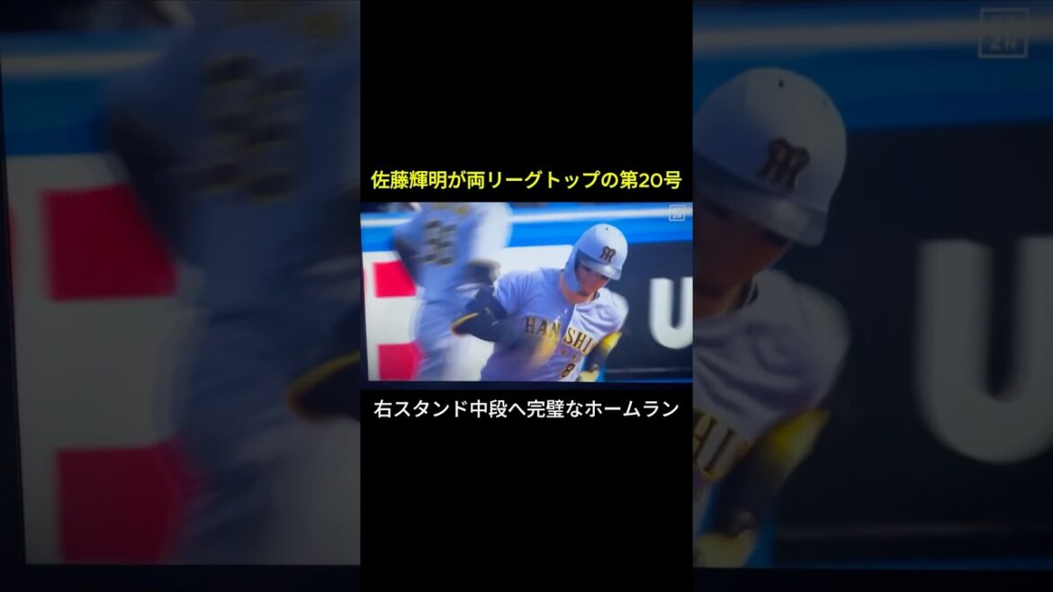阪神タイガースの佐藤輝明がセ・パ両リーグトップとなる第20号ホームランをヤクルトの丸山から放ちました🐯 #shorts #佐藤輝明 #さとてる #サトテル #阪神タイガース #ホームラン 阪神タイガースの佐藤輝明がセ・パ両リーグトップとなる第20号ホームランをヤクルトの丸山から放ちました🐯 #shorts #佐藤輝明 #さとてる #サトテル #阪神タイガース #ホームラン