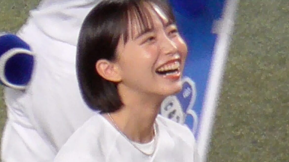 モデルで俳優の井桁弘恵さんの始球式　中日ドラゴンズVS広島東洋カープ　2025/06/27