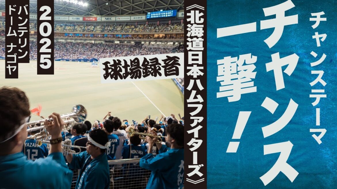 高音質🎺チャンステーマ チャンス一撃！《北海道日本ハムファイターズ》2025バンテリン
