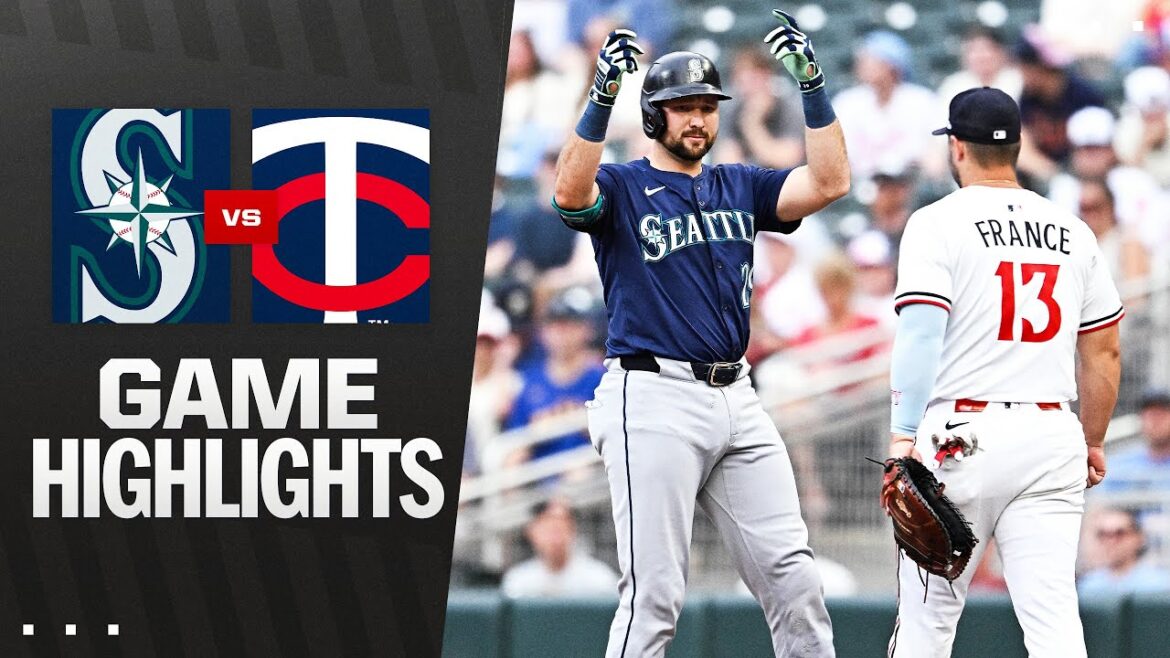 Mariners vs. Twins Game Highlights (6/24/25) | MLB Highlights