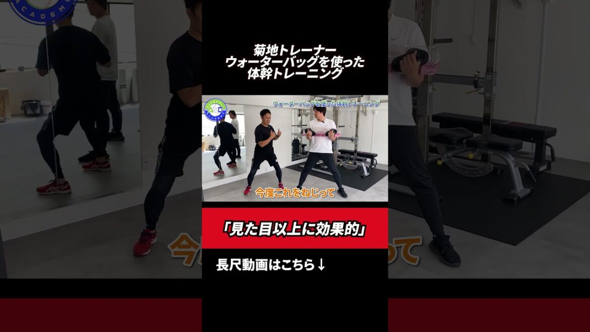 見た目以上に効果的な体幹トレーニング👀 #荒木貴裕 #菊池大祐 #野球 見た目以上に効果的な体幹トレーニング👀 #荒木貴裕 #菊池大祐 #野球