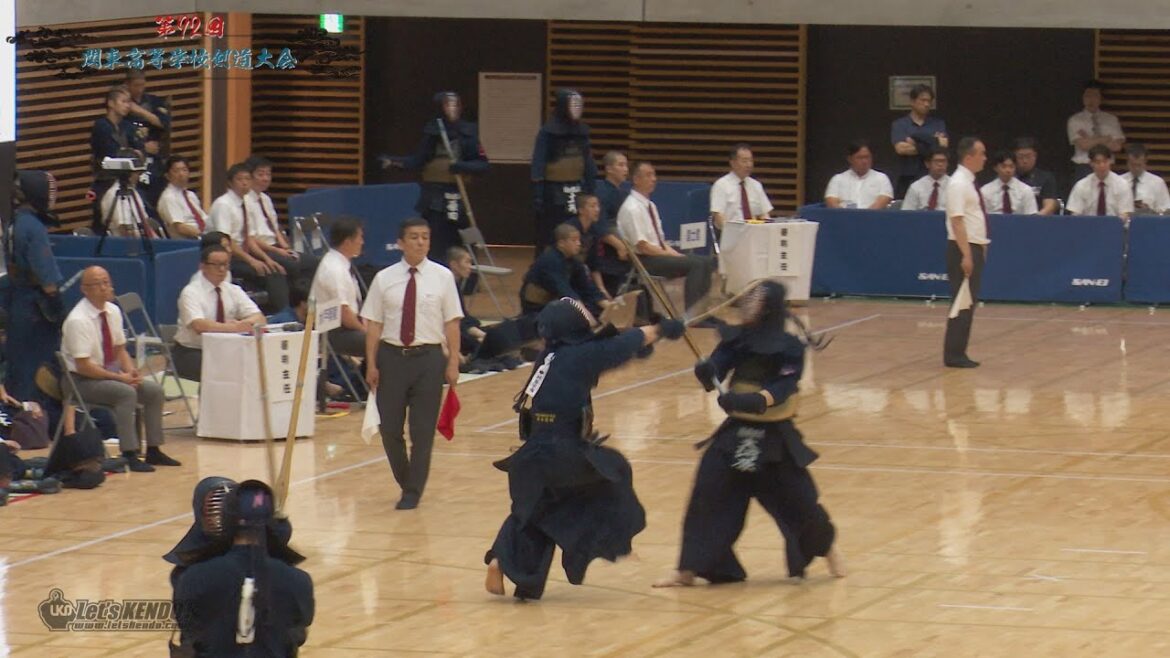 【注目の1本】準々決勝・男子団体【大将戦】塚田（桐蔭学園）×大河原（佐野日大）【第72回関東高等学校剣道大会】
