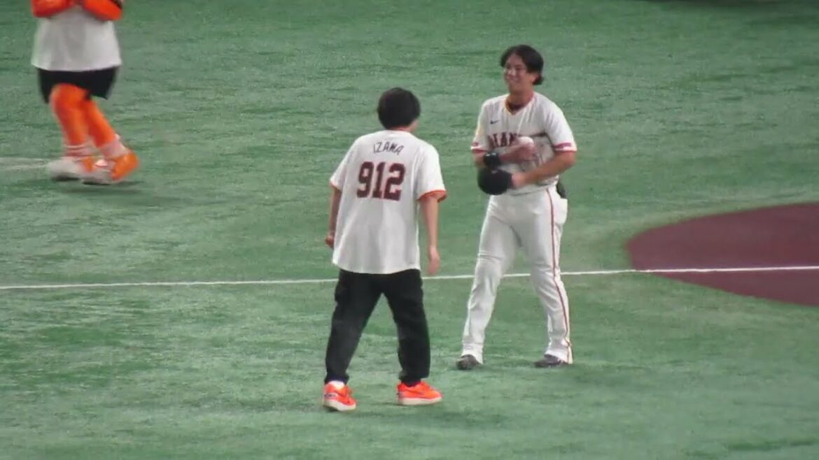クイズ王伊沢拓司が始球式で大暴投【読売ジャイアンツ対 横浜DeNAベイスターズ2025年6月27日】