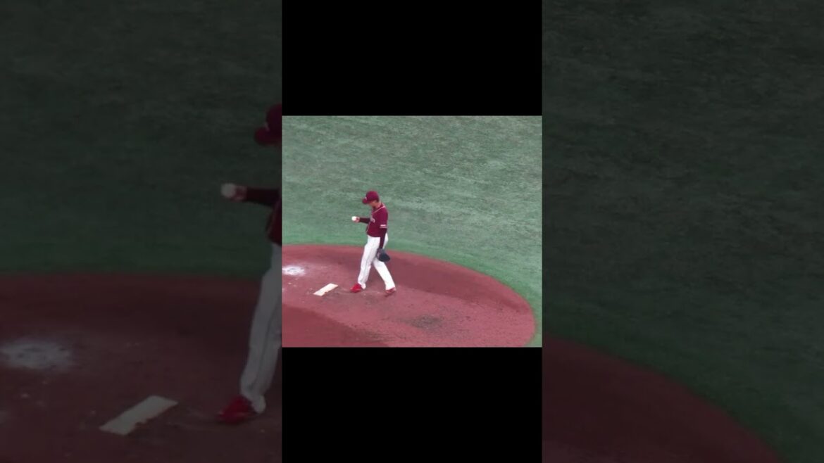 【イーグルス】渡辺翔太ピッチングフォーム  東京ドーム2024年3月22日 読売ジャイアンツ対 楽天ゴールデンイーグルス #プロ野球 #野球 #baseball