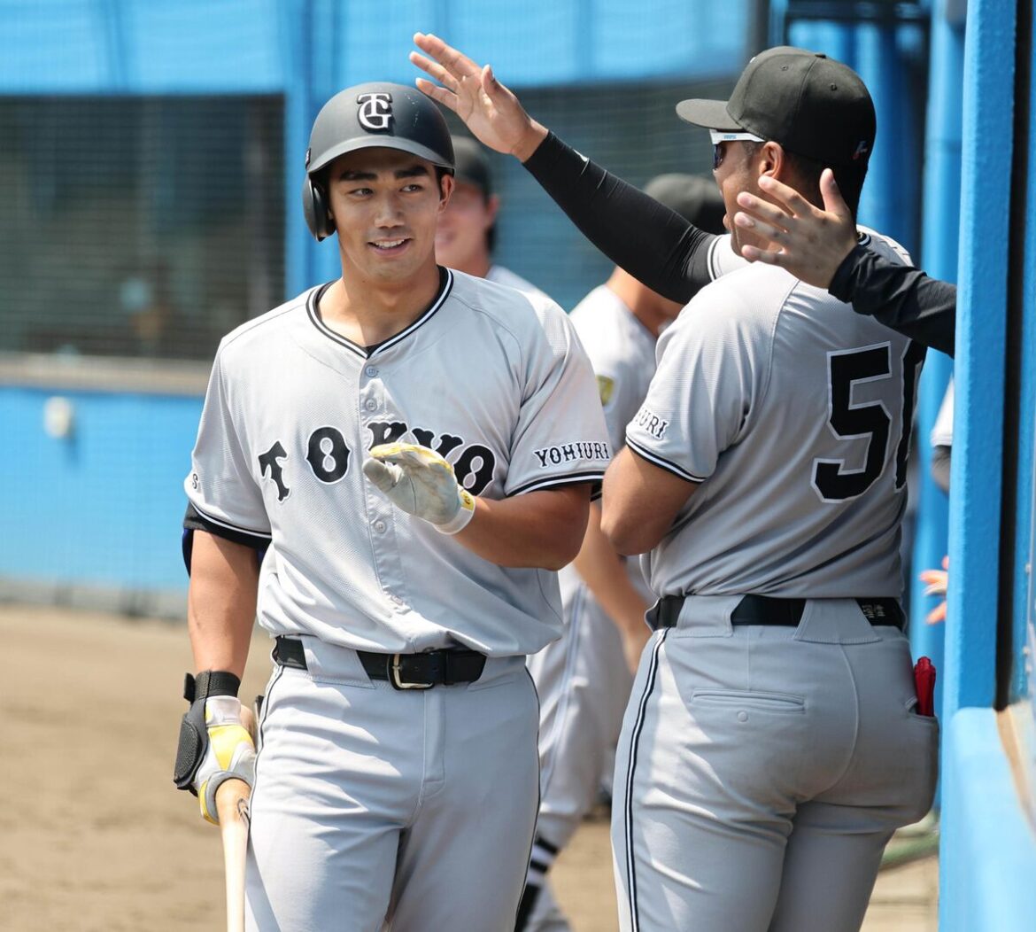 【巨人】２１歳左の大砲候補が３号ソロ含む２出塁「このままの状態で」打率も３割到達…２軍ＤｅＮＡ戦（スポーツ報知） - Yahoo!ニュース - Yahoo!ニュース