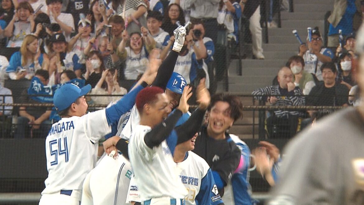 【ファイターズ】劇的決着！！野球は9回2アウトから…郡司の今季3度目サヨナラ打で逆転勝利！（北海道ニュースUHB） - Yahoo!ニュース - Yahoo!ニュース