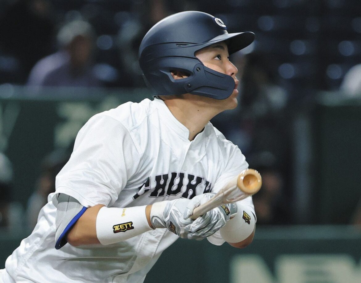 ドラフト候補の中京大・秋山、右翼中段ソロ含む3安打2打点 中日・清水スカウト「打てる外野手として評価上げた」【全日本大学野球選手権】（中日スポーツ） - Yahoo!ニュース - Yahoo!ニュース