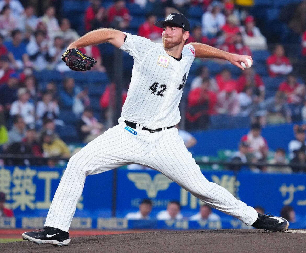 ロッテの新外国人左腕サモンズ2勝目 7回までノーノー「しっかりと自分の仕事ができた」（スポニチアネックス） - Yahoo!ニュース - Yahoo!ニュース