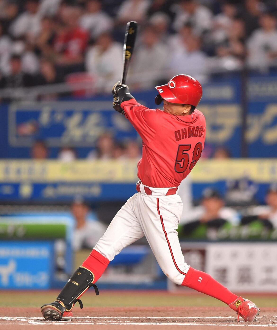 広島 今季初スタメンの大盛が同点の２点適時打 ガッツポーズ繰り出し三塁ベンチも興奮（デイリースポーツ） - Yahoo!ニュース - Yahoo!ニュース