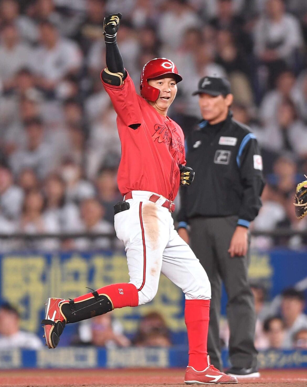 広島・大盛 今季初スタメンで躍動3打点!六回同点打「何とか食らい付いて」 新井監督「今後も?もちろん。3打点じゃん」(デイリースポーツ) – Yahoo!ニュース – Yahoo!ニュース 広島・大盛 今季初スタメンで躍動3打点!六回同点打「何とか食らい付いて」 新井監督「今後も?もちろん。3打点じゃん」(デイリースポーツ) - Yahoo!ニュース - Yahoo!ニュース