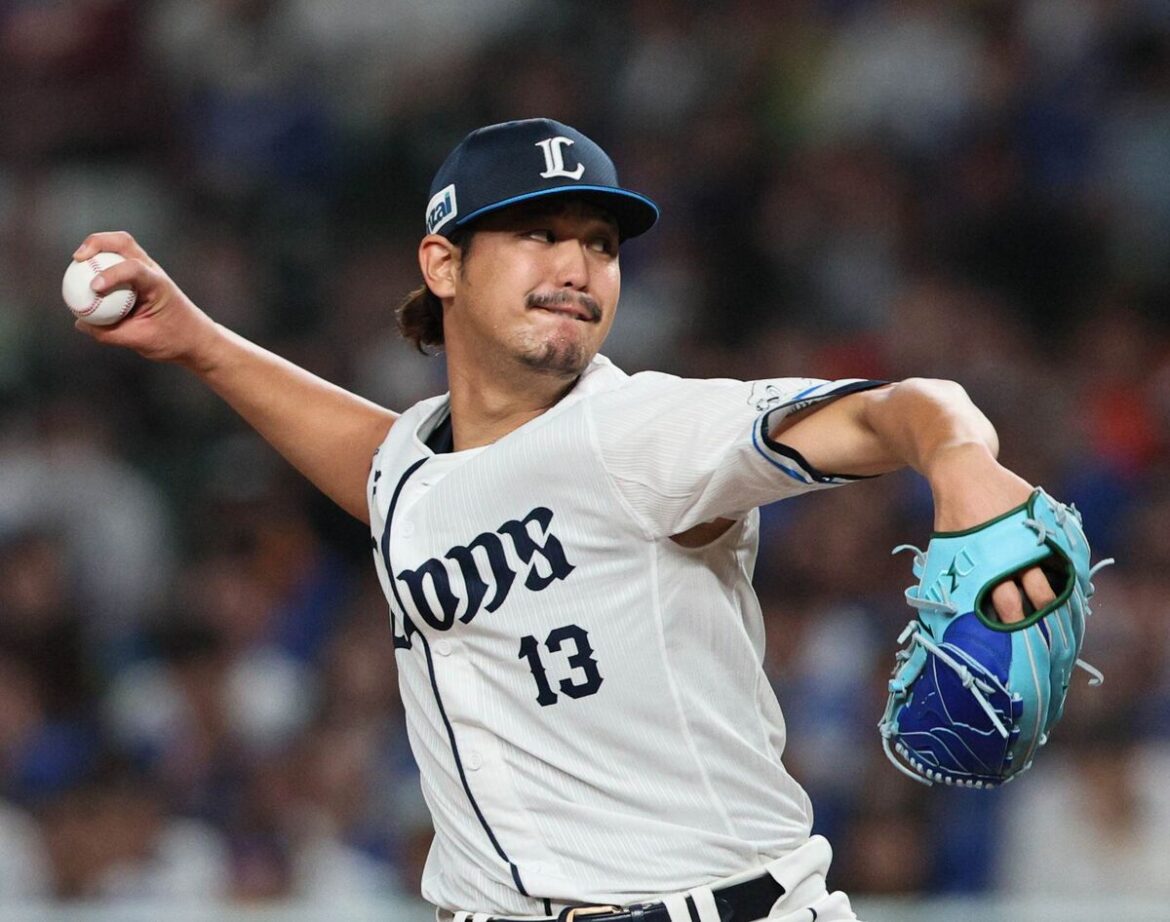 粘投を見せた高橋光成 （カメラ・頓所　美代子）