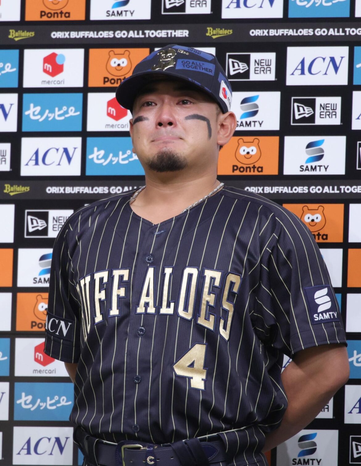オリックス 森が人目をはばからず号泣 がん闘病の大阪桐蔭同級生が始球式 お立ち台で「頑張ってください」（デイリースポーツ） - Yahoo!ニュース - Yahoo!ニュース
