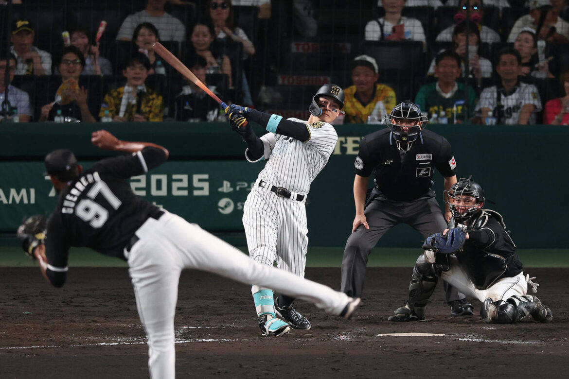 【阪神】佐藤輝明、ロッテ・ゲレーロの160キロ速球撃ち２ラン ８回は５得点（日刊スポーツ） - Yahoo!ニュース - Yahoo!ニュース
