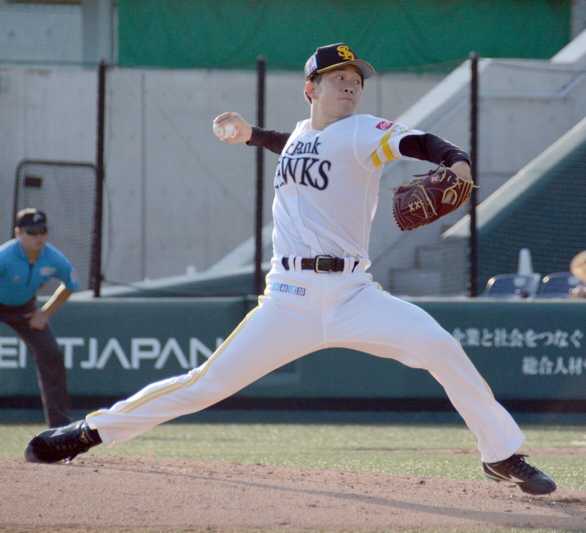 「公式戦デビューは完璧にいきたかった」 ソフトバンクのドラ3ルーキー安德駿、2軍戦初登板は3回3失点 期待の地元出身右腕（西スポWEB OTTO！） - Yahoo!ニュース - Yahoo!ニュース