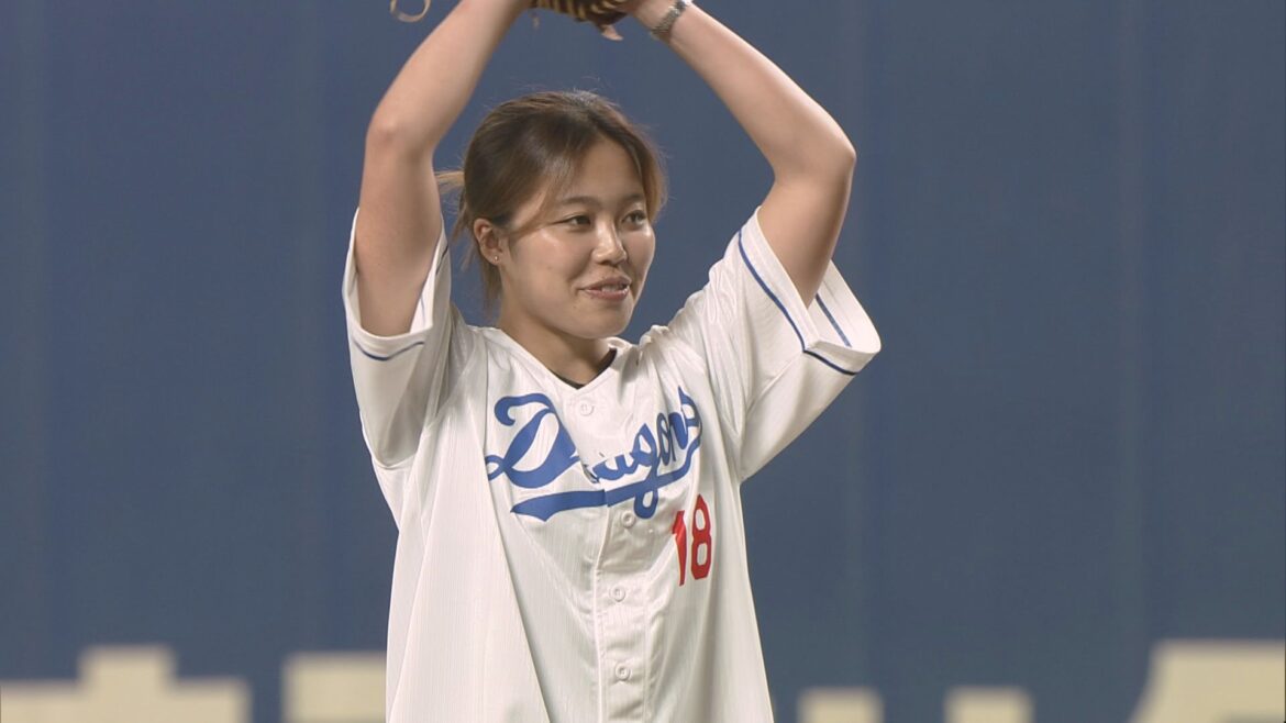 中日ドラゴンズ勝利 連敗3でストップ セレモニアルピッチは“なでしこジャパン”谷川萌々子選手 勝利の女神に（CBCテレビ） - Yahoo!ニュース