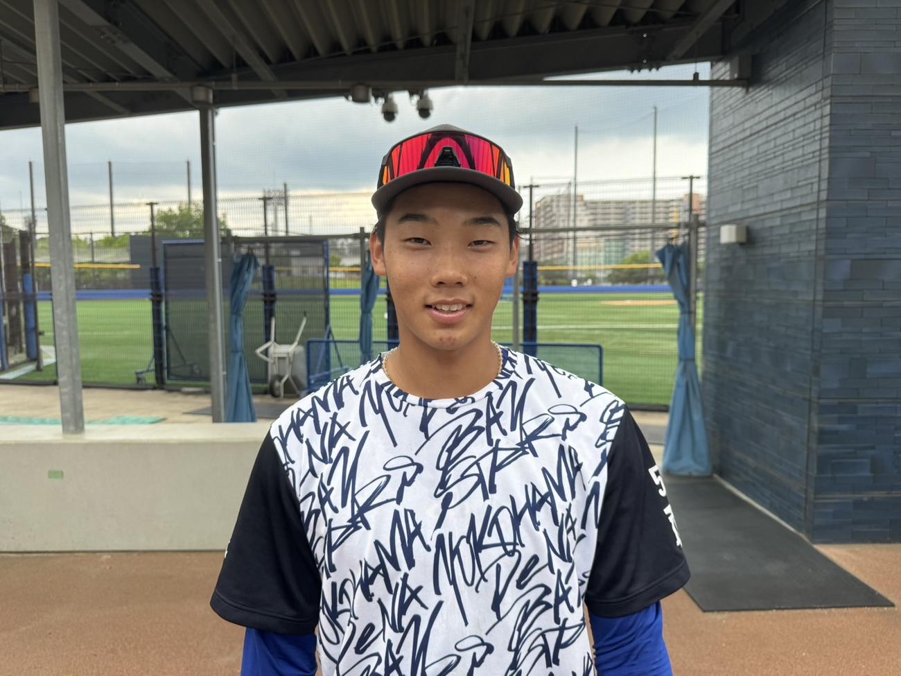 高卒ルーキーとしてイースタン・リーグで存在感を示すDeNA田内（撮影・小早川宗一郎）