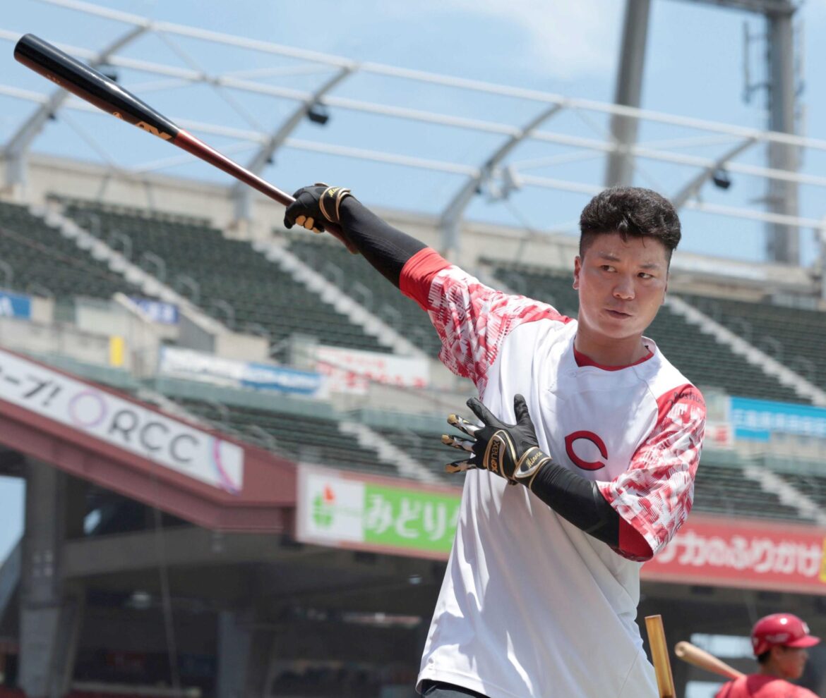 絶好調の広島・大盛「１番・中堅」譲らん！ 交流戦では１０戦連続安打で猛アピール成功 漂うブレークの気配（デイリースポーツ） - Yahoo!ニュース - Yahoo!ニュース