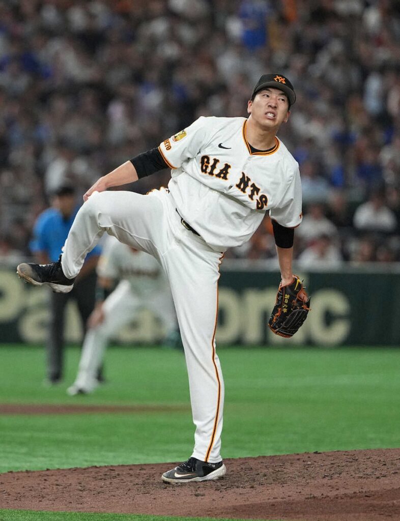 巨人・大勢が緊急降板 右太腿裏を押さえて顔しかめる 球速も鳴りをひそめて…（スポニチアネックス） - Yahoo!ニュース - Yahoo!ニュース
