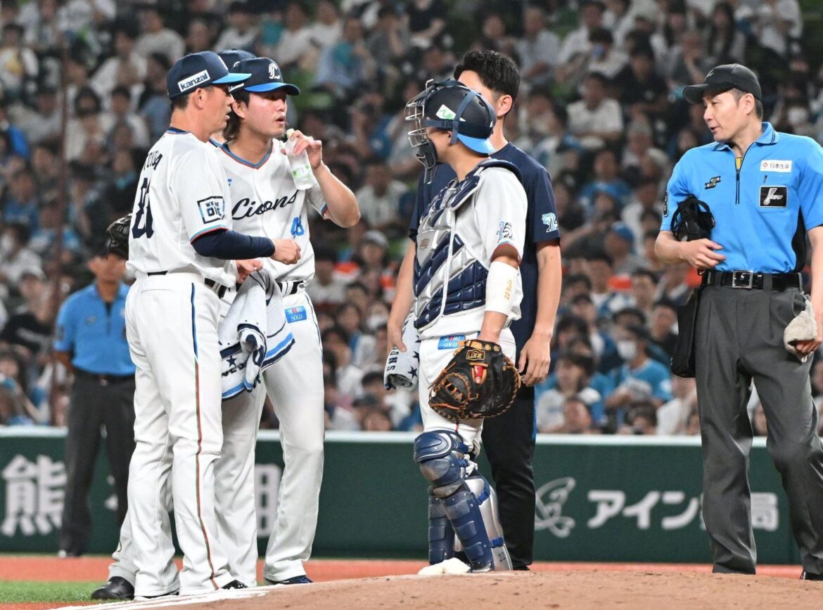 「体調不良ってことで」無念の緊急降板、西武のエース今井達也、西口文也監督が状態説明（西スポWEB OTTO！） - Yahoo!ニュース - Yahoo!ニュース