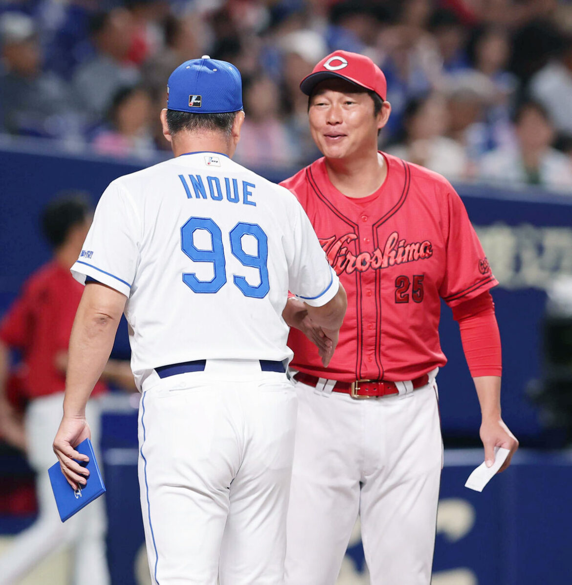 【広島】新井貴浩監督、中日の奇襲は「頭に入っていた」「きょうはザキでしょ」大ピンチ死守の中崎翔太を絶賛（スポーツ報知） - Yahoo!ニュース - Yahoo!ニュース