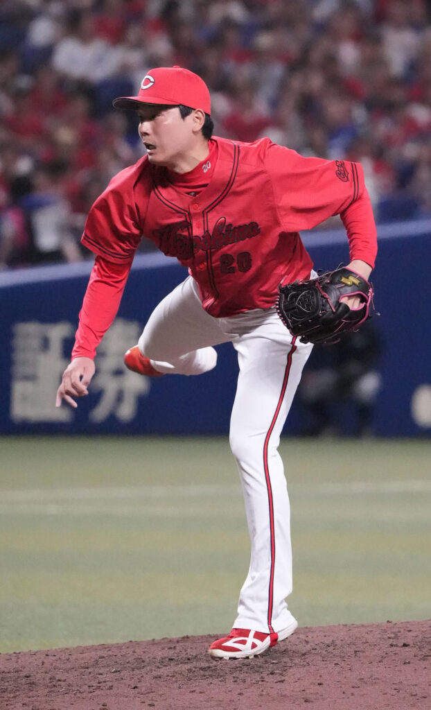 【広島】リリーフ陣が魂のリレーで勝利に導く ダブルストッパーの栗林「全員フォーク」（日刊スポーツ） - Yahoo!ニュース - Yahoo!ニュース