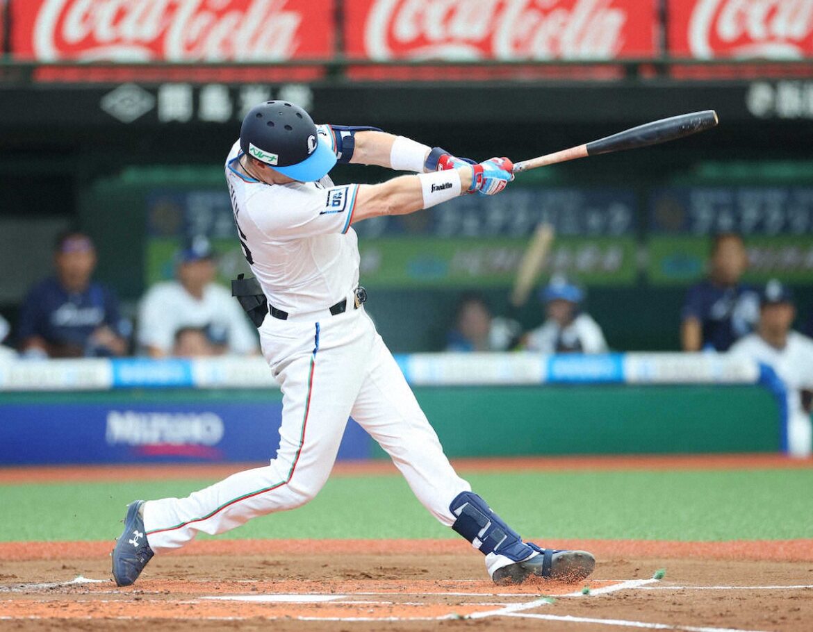 西武は4番ネビンが孤軍奮闘 日本ハム先発・達から打線で1人だけ安打を放つ 一発を含む来日初の4安打 （スポニチアネックス） - Yahoo!ニュース - Yahoo!ニュース