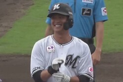 ロッテ・石川慎吾【写真：パーソル パ・リーグTV】