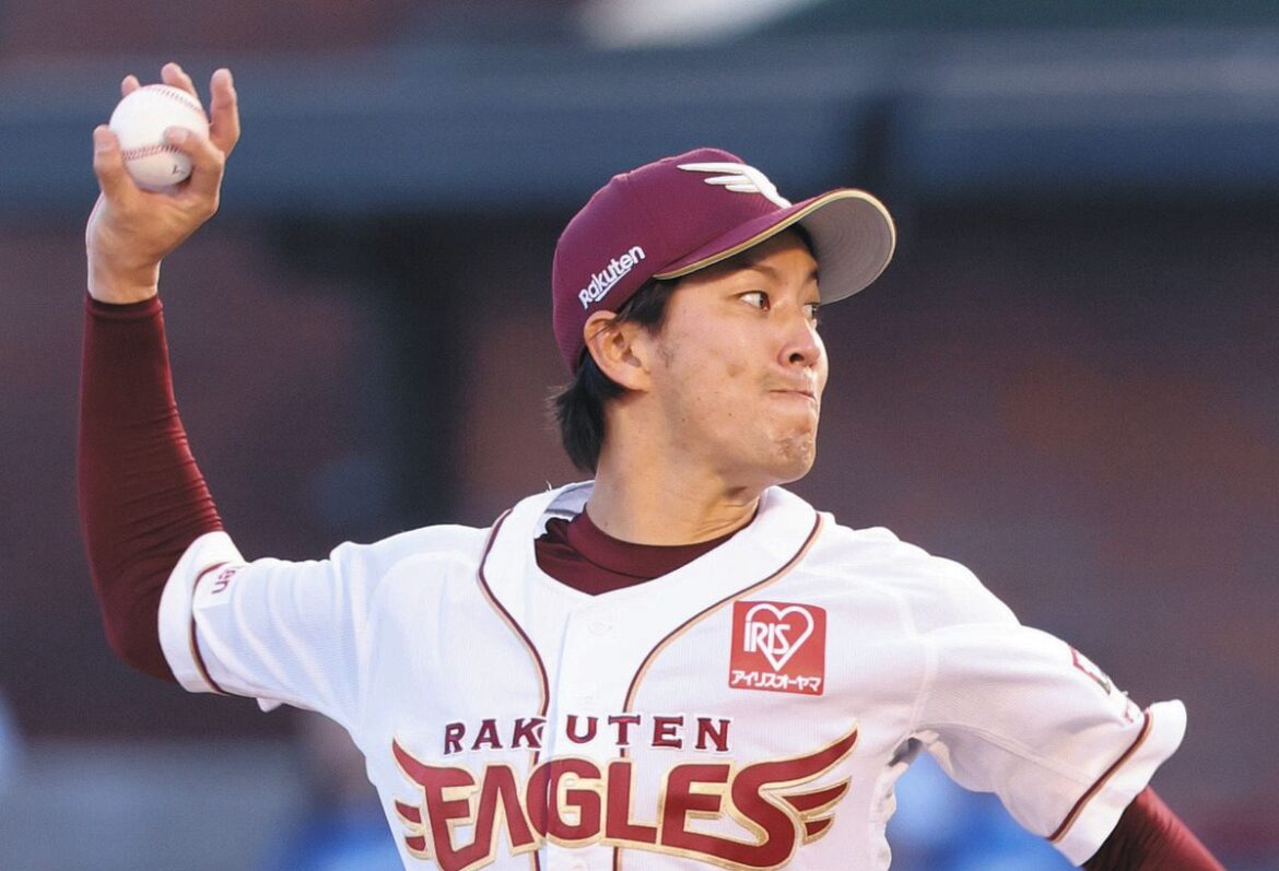 中日戦に先発した岸