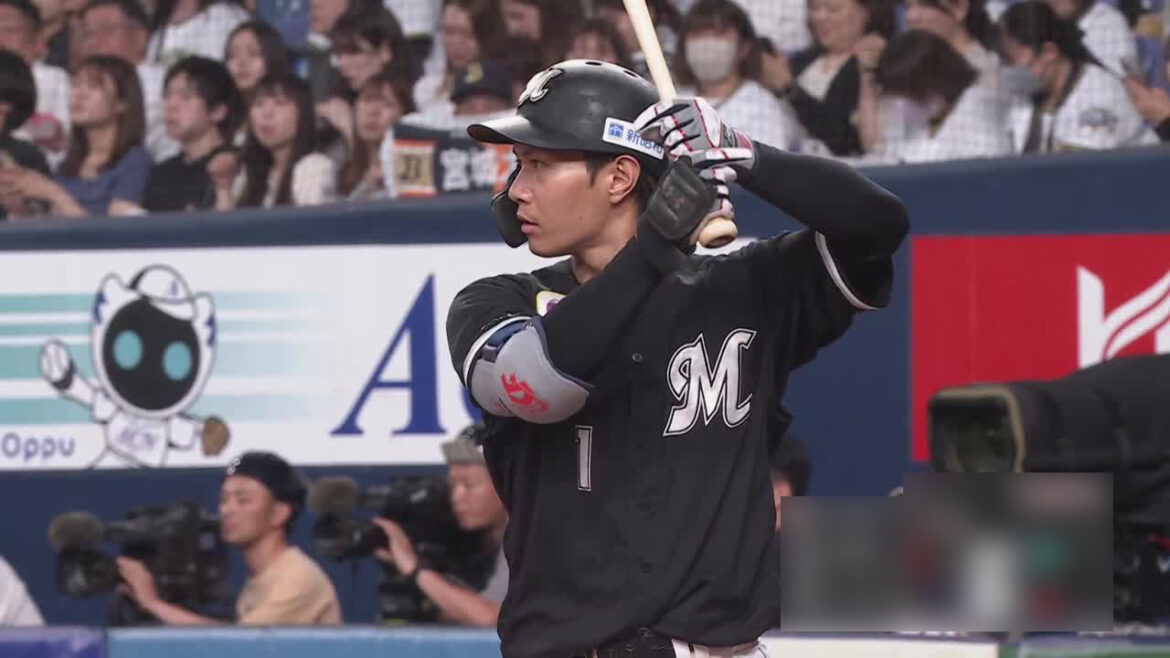 藤原恭大が決勝の2点タイムリー 同点打の角中勝也は1500試合出場を達成 – パ・リーグ.com 千葉ロッテマリーンズ・藤原恭大選手 ©パーソル パ・リーグTV