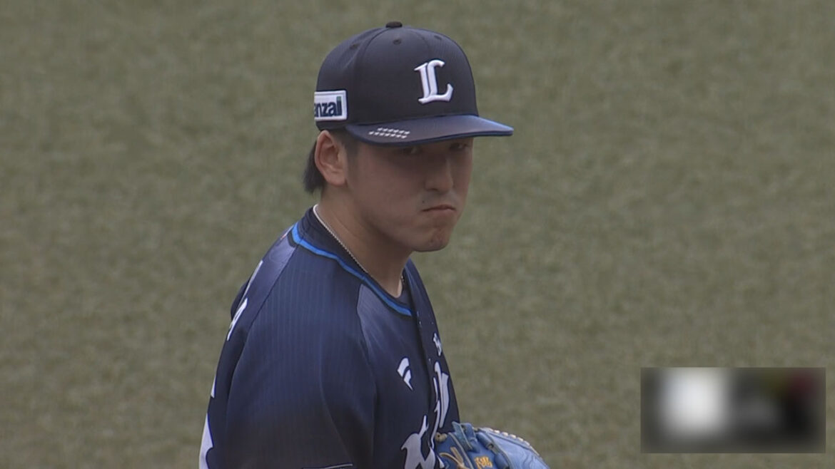 Saitama Seibu Lions pitcher Chihiro Sumida © Pacific League TV