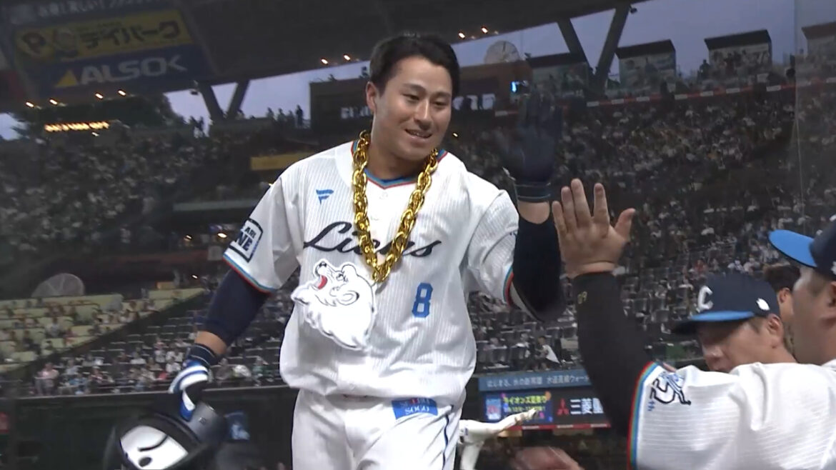 Saitama Seibu Lions player Seiya Watanabe Watanabe © Pacific League TV