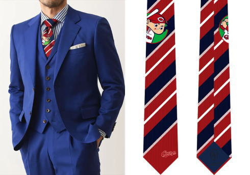 グローバルスタイル カープ坊や オリジナル限定ネクタイ